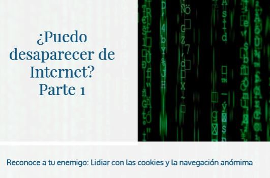 ¿Cómo puedo desaparecer de Internet?
